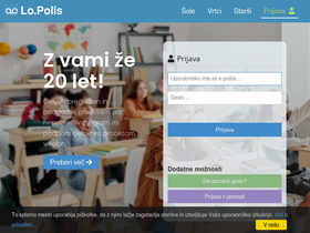 'lopolis.si' screenshot