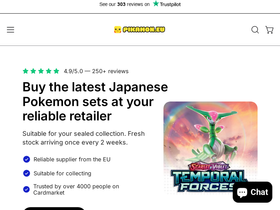 Pikamon.eu website screenshot