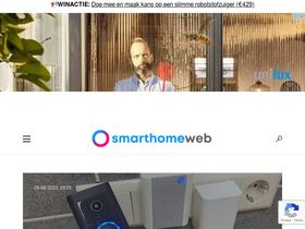 'smarthomeweb.nl' screenshot