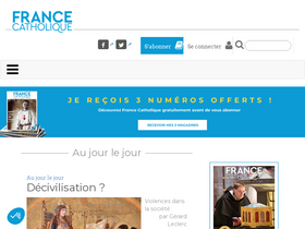 'france-catholique.fr' screenshot