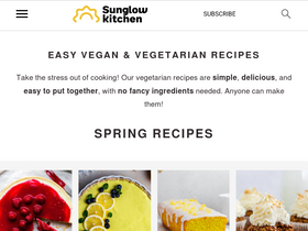 'sunglowkitchen.com' screenshot