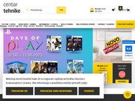 'centar-tehnike.hr' screenshot