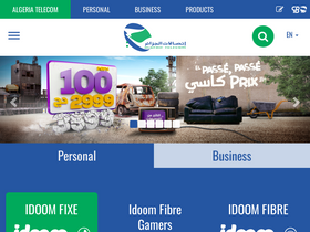 'algerietelecom.dz' screenshot