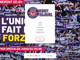 'toulousefc.com' screenshot