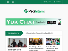 'pecihitam.org' screenshot