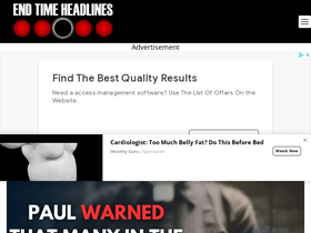 'endtimeheadlines.org' screenshot