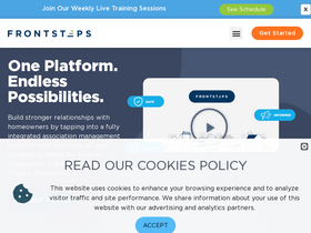 'frontsteps.com' screenshot