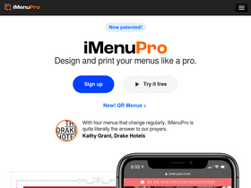 'imenupro.com' screenshot