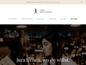 'juraindividuell.de' screenshot
