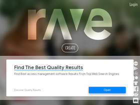 'rave.dj' screenshot