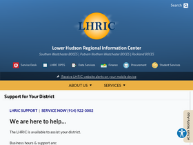 'lhric.org' screenshot