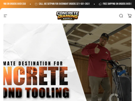 concretediamondsupply.shop homepage screenshot