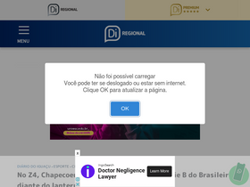 'diregional.com.br' screenshot