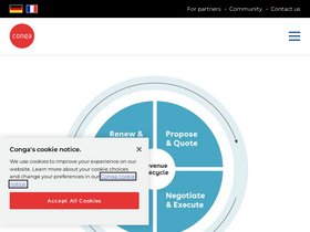 'conga.com' screenshot