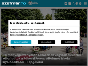'szatmar.ro' screenshot