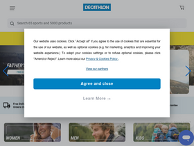 'decathlon.ie' screenshot