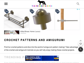 'thefriendlyredfox.com' screenshot