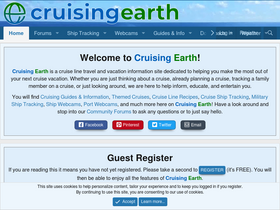 'cruisingearth.com' screenshot