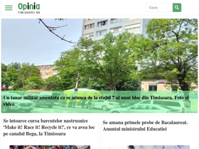 'opiniatimisoarei.ro' screenshot