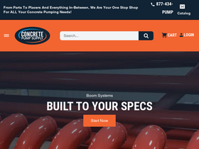 concretepumpsupply.com homepage screenshot