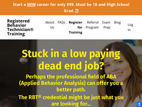 'onlinerbttraining.com' screenshot