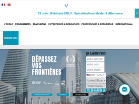 'emlv.fr' screenshot