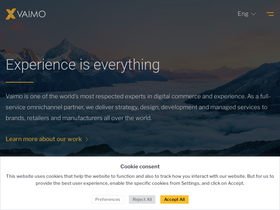 'vaimo.com' screenshot