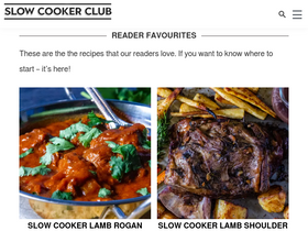 'slowcookerclub.com' screenshot