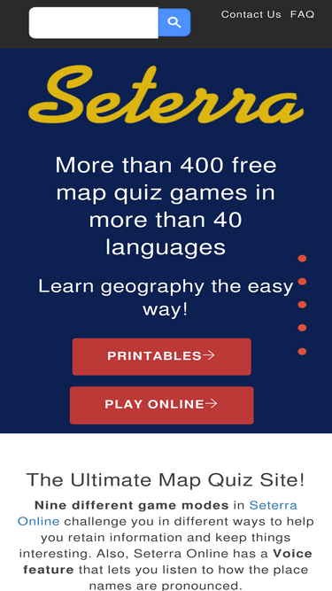 Portugal: Districts - Map Quiz Game - Seterra