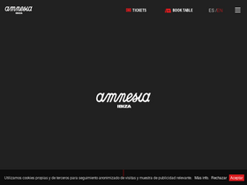 'amnesia.es' screenshot