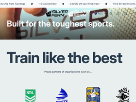 silverfernsport.co.nz homepage screenshot