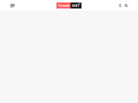 'tunnelgist.com' screenshot