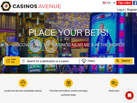 'casinosavenue.com' screenshot