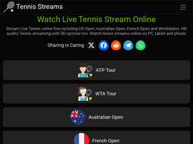 Free tennis hot sale streaming websites