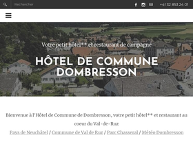 hoteldombresson.ch