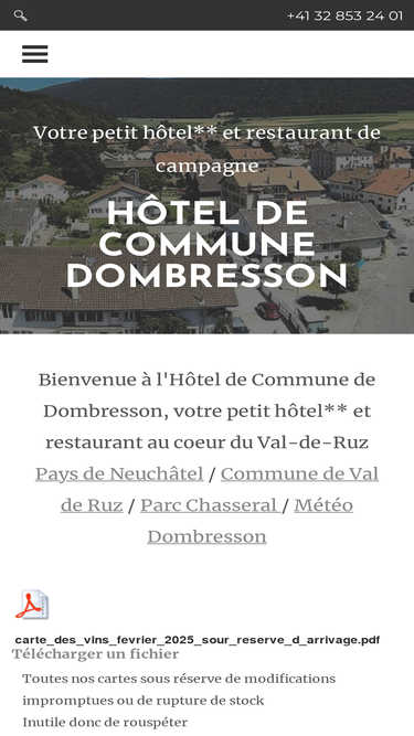 hoteldombresson.ch