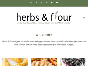 'herbsandflour.com' screenshot