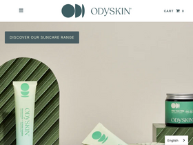 odyskin.com homepage screenshot