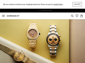 'chronext.com' screenshot