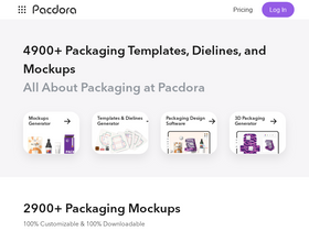 'pacdora.com' screenshot