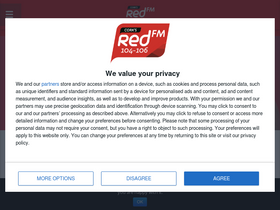 'redfm.ie' screenshot