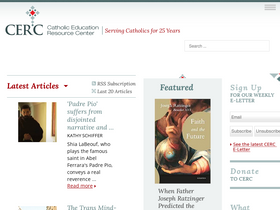 'catholiceducation.org' screenshot