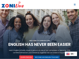 'zonilive.com' screenshot