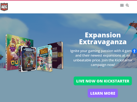 'alderac.com' screenshot