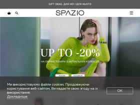 'spazio.ua' screenshot