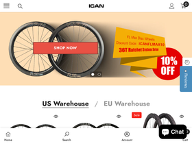 'icancycling.com' screenshot