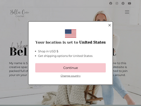 'bellacococrochet.com' screenshot