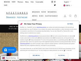 '4feetshoes.com' screenshot