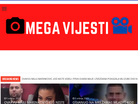 'mega-vijesti.info' screenshot