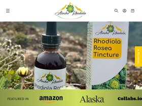 alaskarhodiola.com homepage screenshot